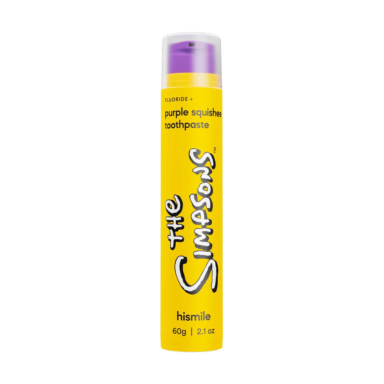 Уцінка! Зубна паста Hismile The Simpsons Purple Squishee Toothpaste з фруктовим смаком, 60 г